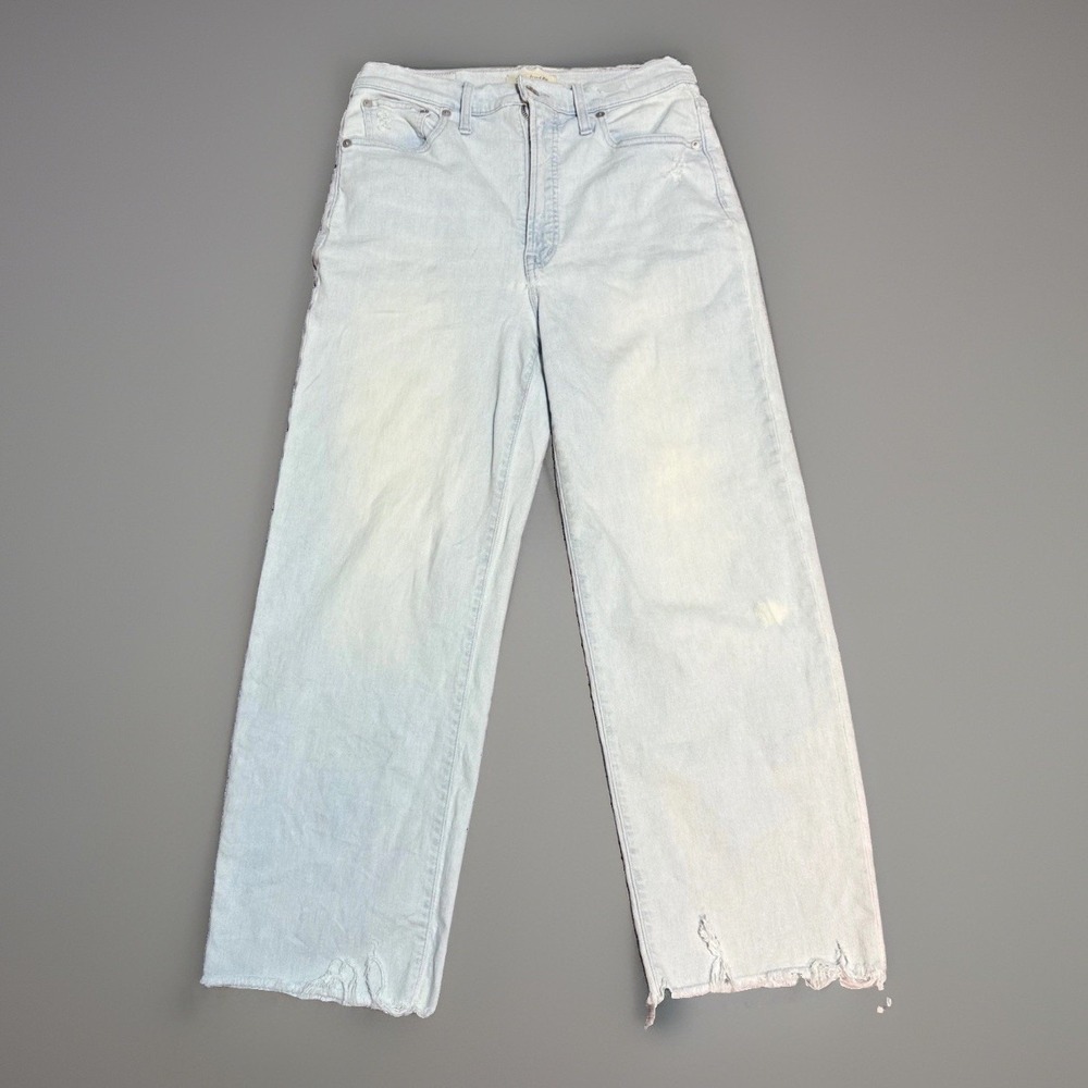 Madewell perfect vintage wide leg crop Jean 28 women's pants baggy